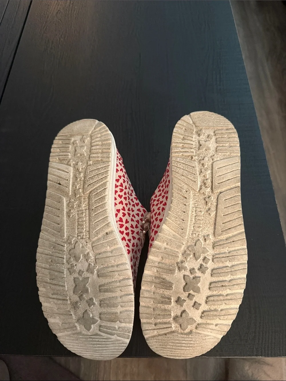 Hey Dude Wendy Love Heart-Print Canvas Slip-Ons - Picture 5 of 5